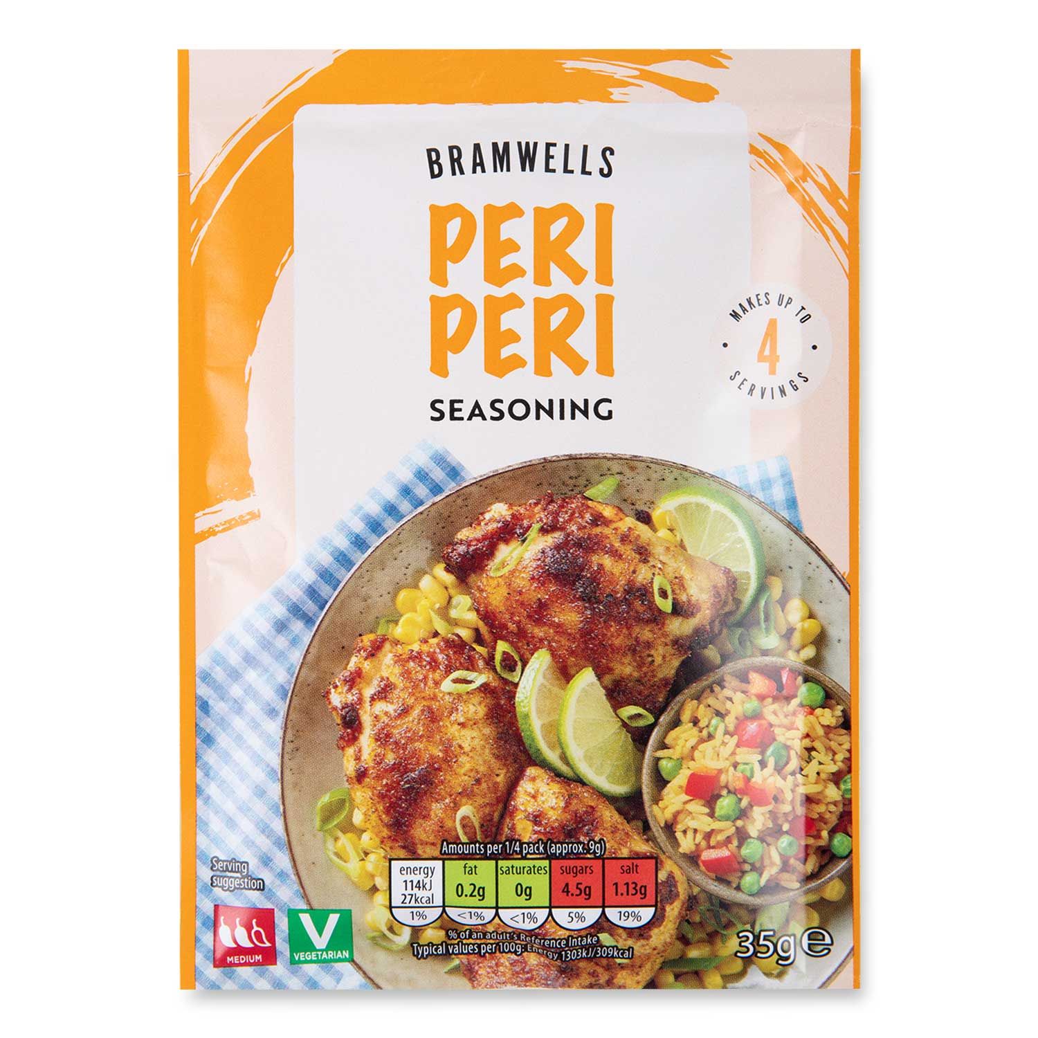 Peri Peri Seasoning 35g Bramwells